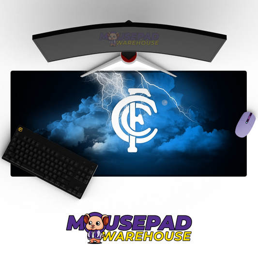 Carlton Blues V4 Mousepad Deskmat Mockup