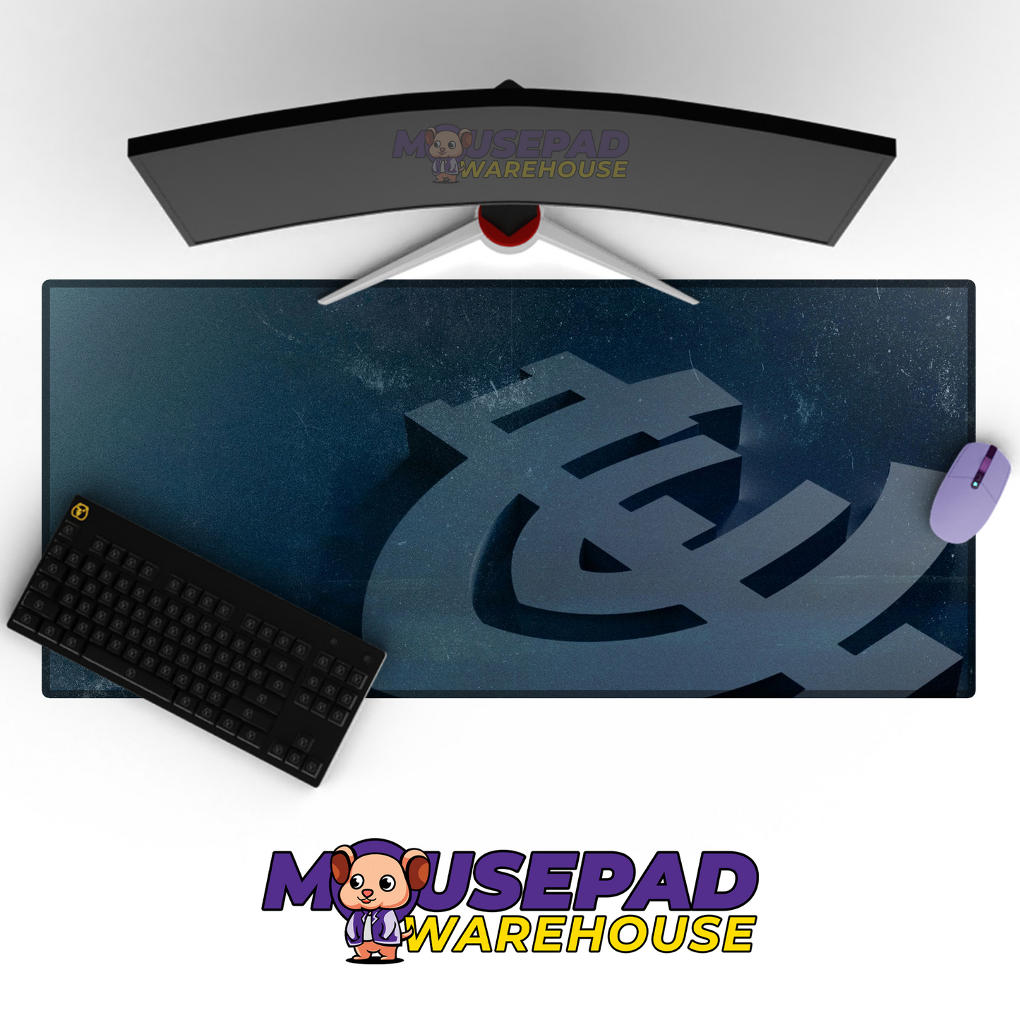 Carlton Blues V9 Mousepad Deskmat Mockup