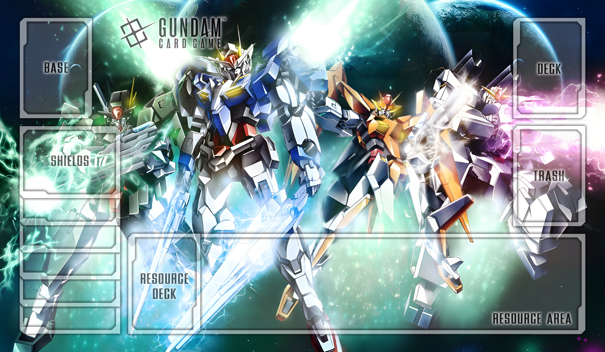 Celestial Being Gundam TCG Playmat
