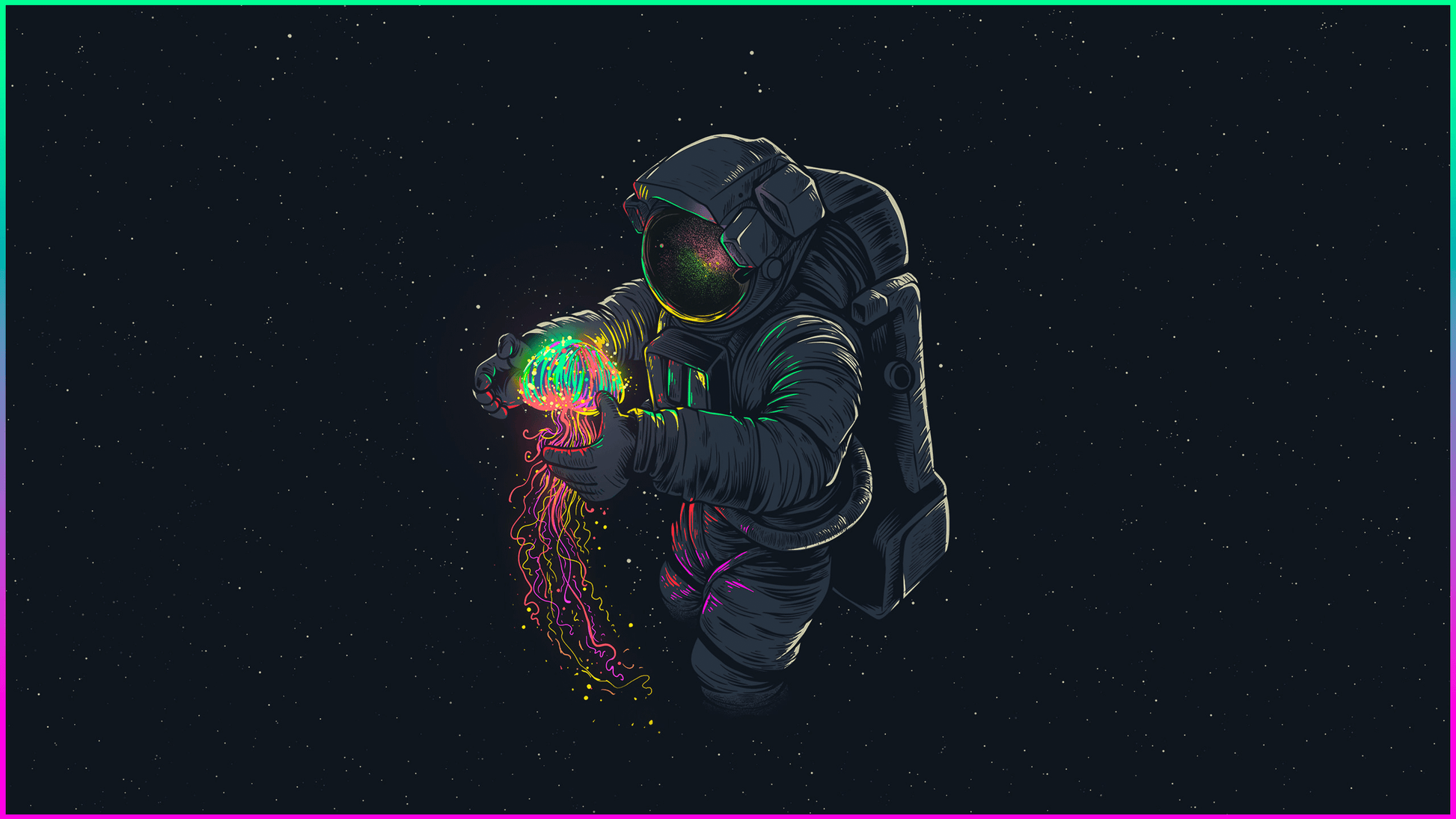 Celestial Infinity Galaxy Space Desk Mat