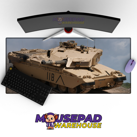 Challenger 2 Tank V8 Mousepad Deskmat Mockup