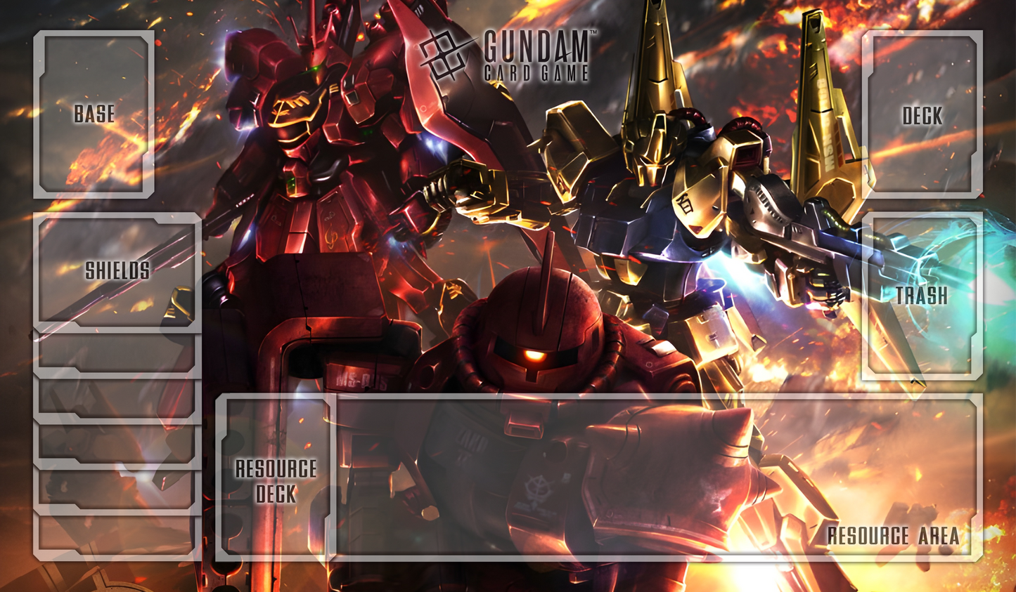 Char MS Gundam TCG Playmat