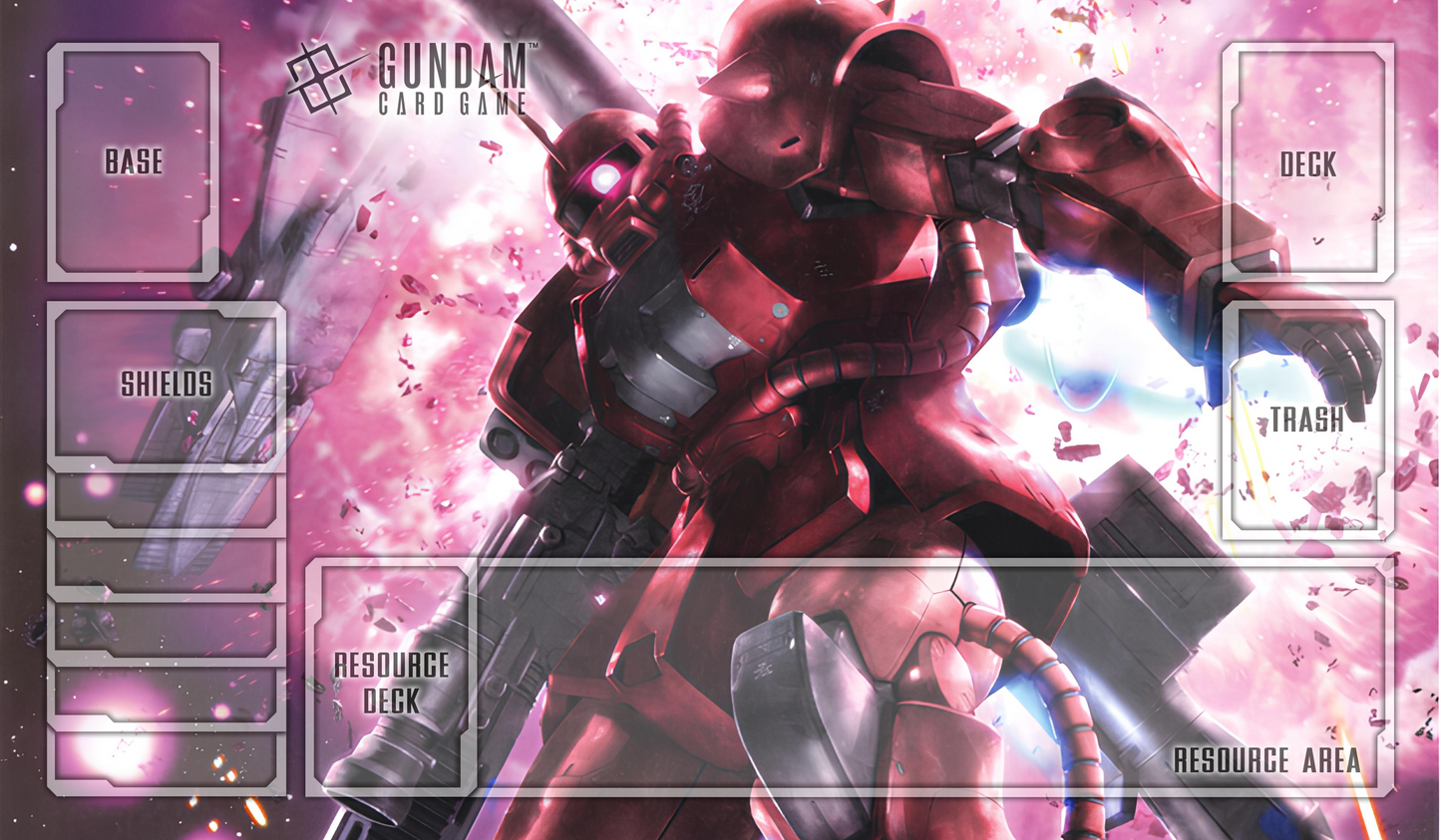 Char Zaku Gundam TCG Playmat