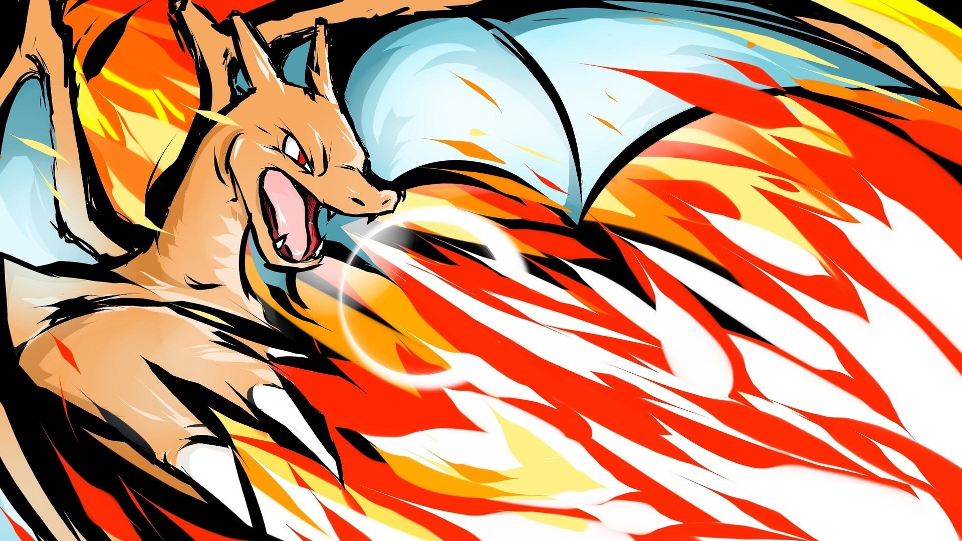 Charizard Fire Blast Attack Pokemon Mousepad | Mousepad Warehouse