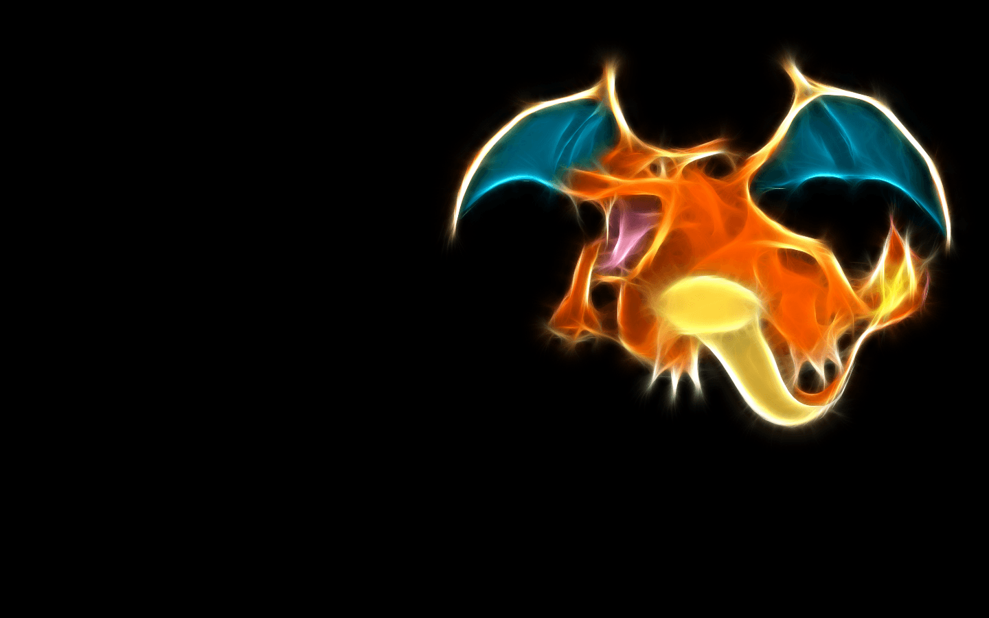 Charizard Neon Art