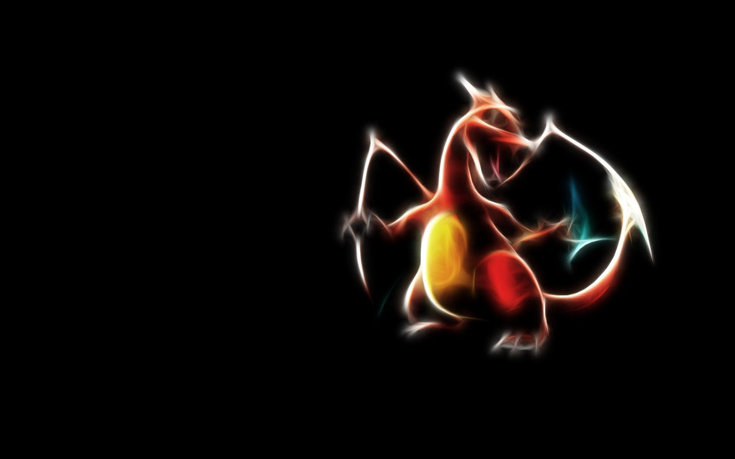 Charizard Rage Neon Art