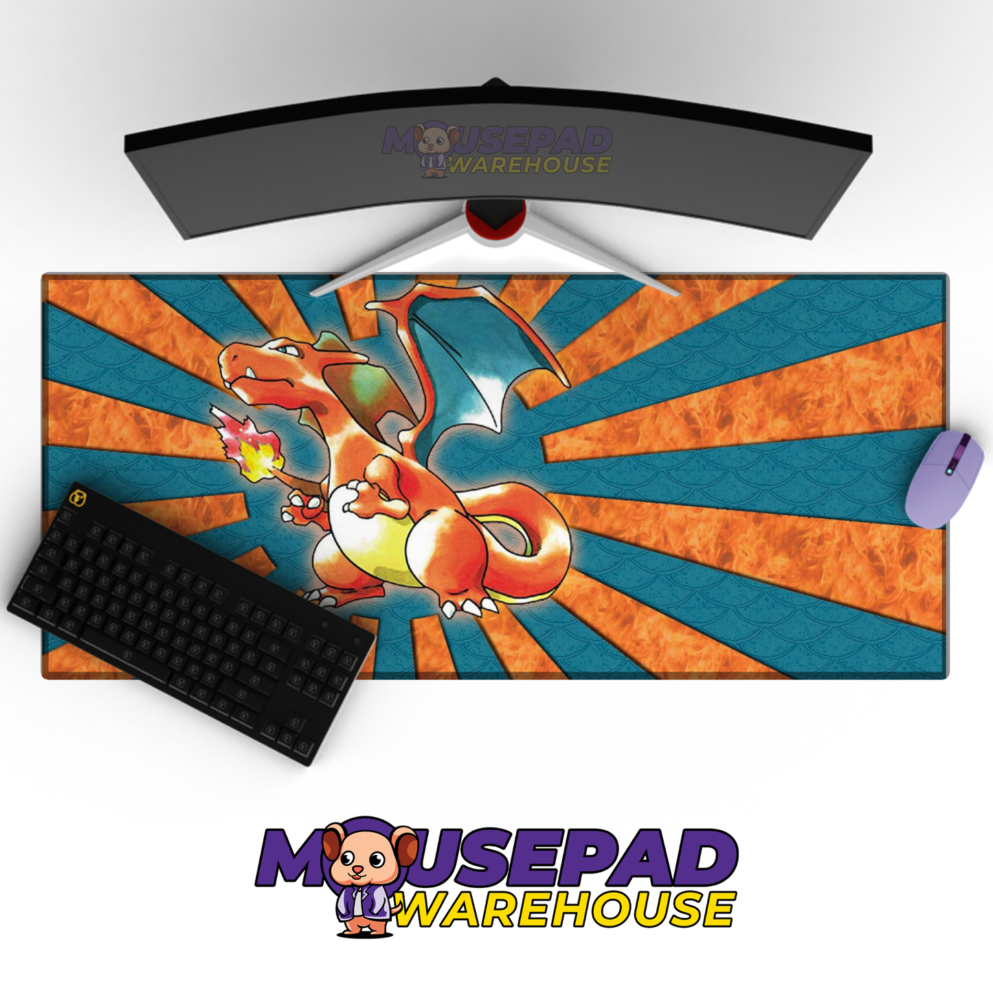 Charizard Rising Sun Mockup