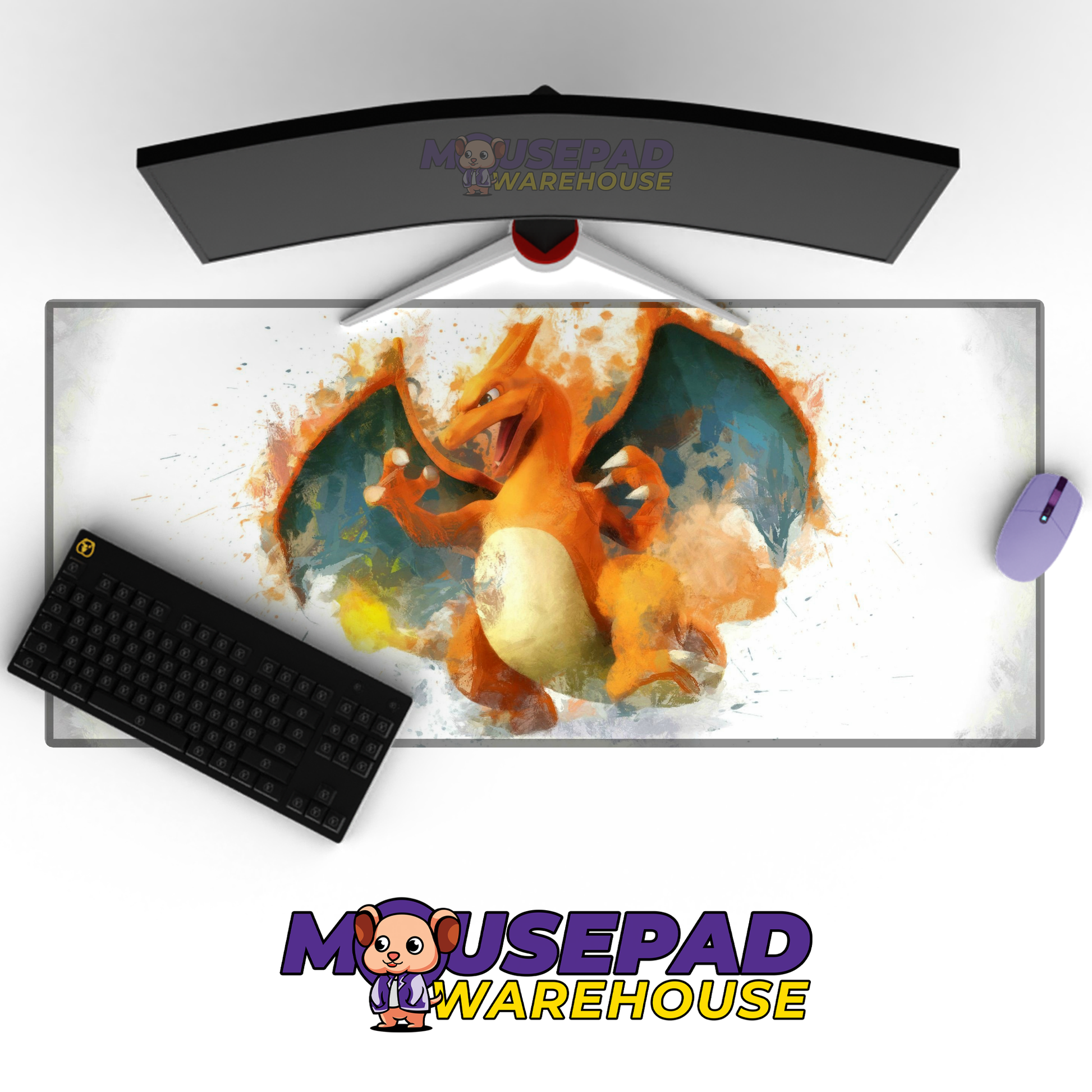 Charizard Water Art Mockup