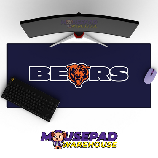 Chicago Bears V10 Mousepad Deskmat Mockup