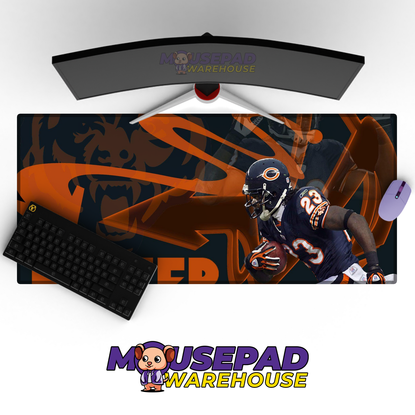 Chicago Bears V12 Mousepad Deskmat Mockup