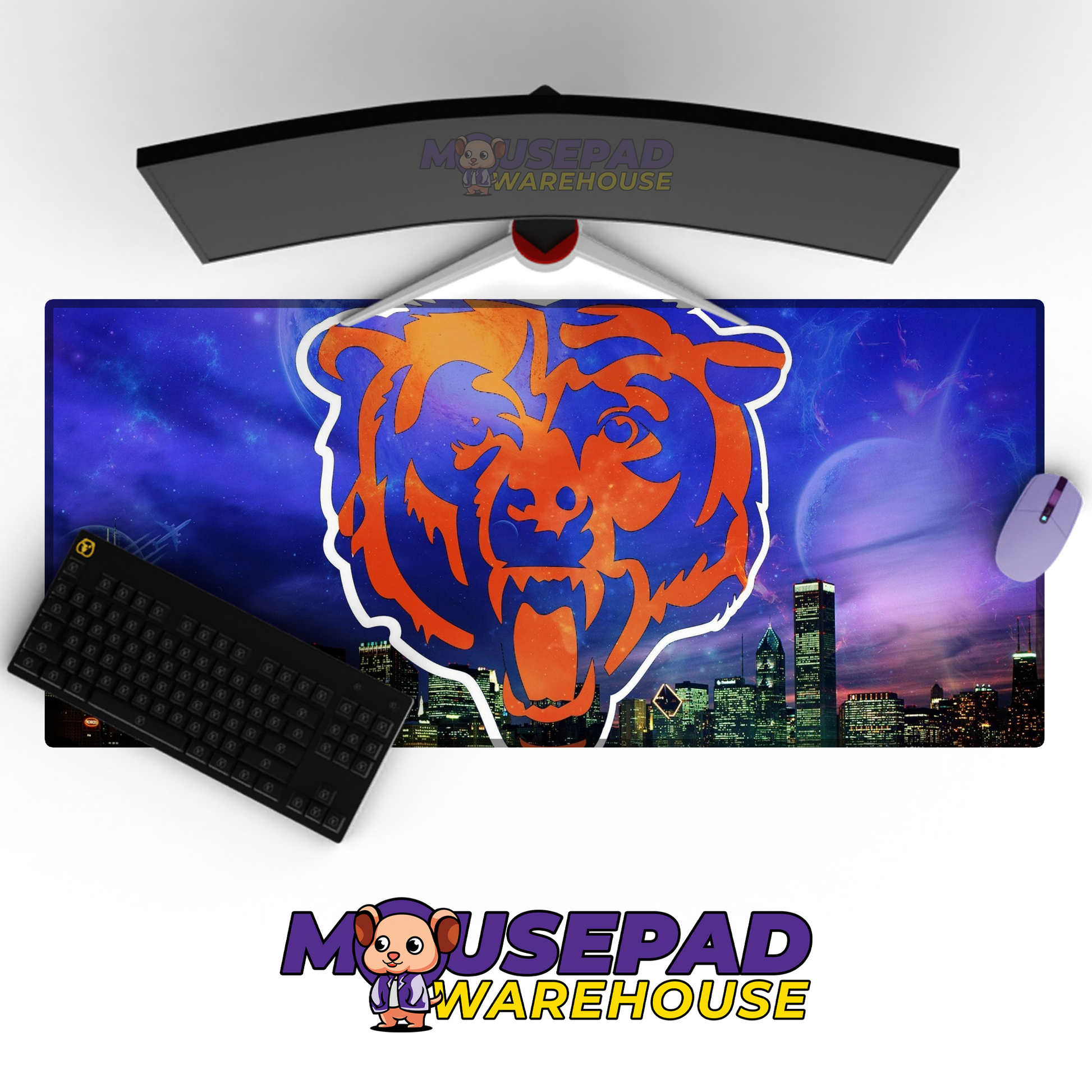 Chicago Bears V13 Mousepad Deskmat Mockup