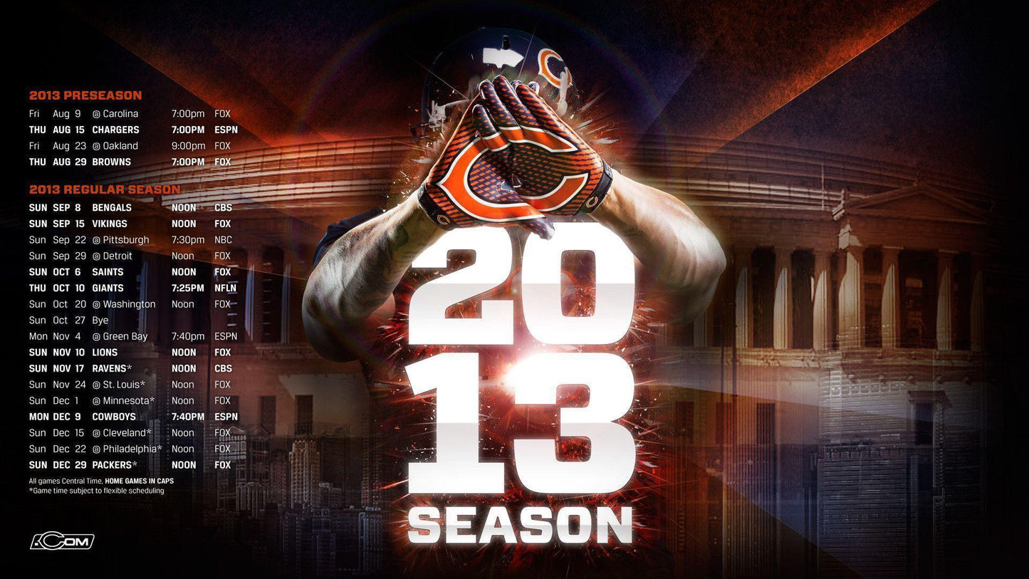 Chicago Bears V1 Mousepad Deskmat