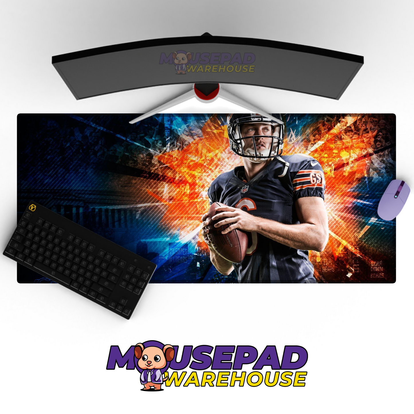 Chicago Bears V22 Mousepad Deskmat Mockup