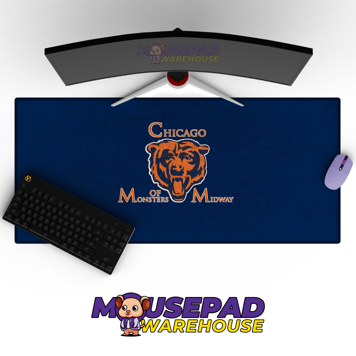 Chicago Bears V23 Mousepad Deskmat Mockup