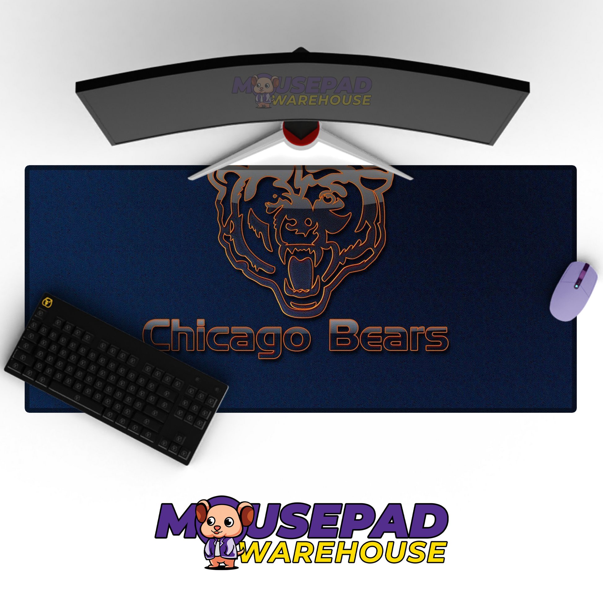 Chicago Bears V27 Mousepad Deskmat Mockup