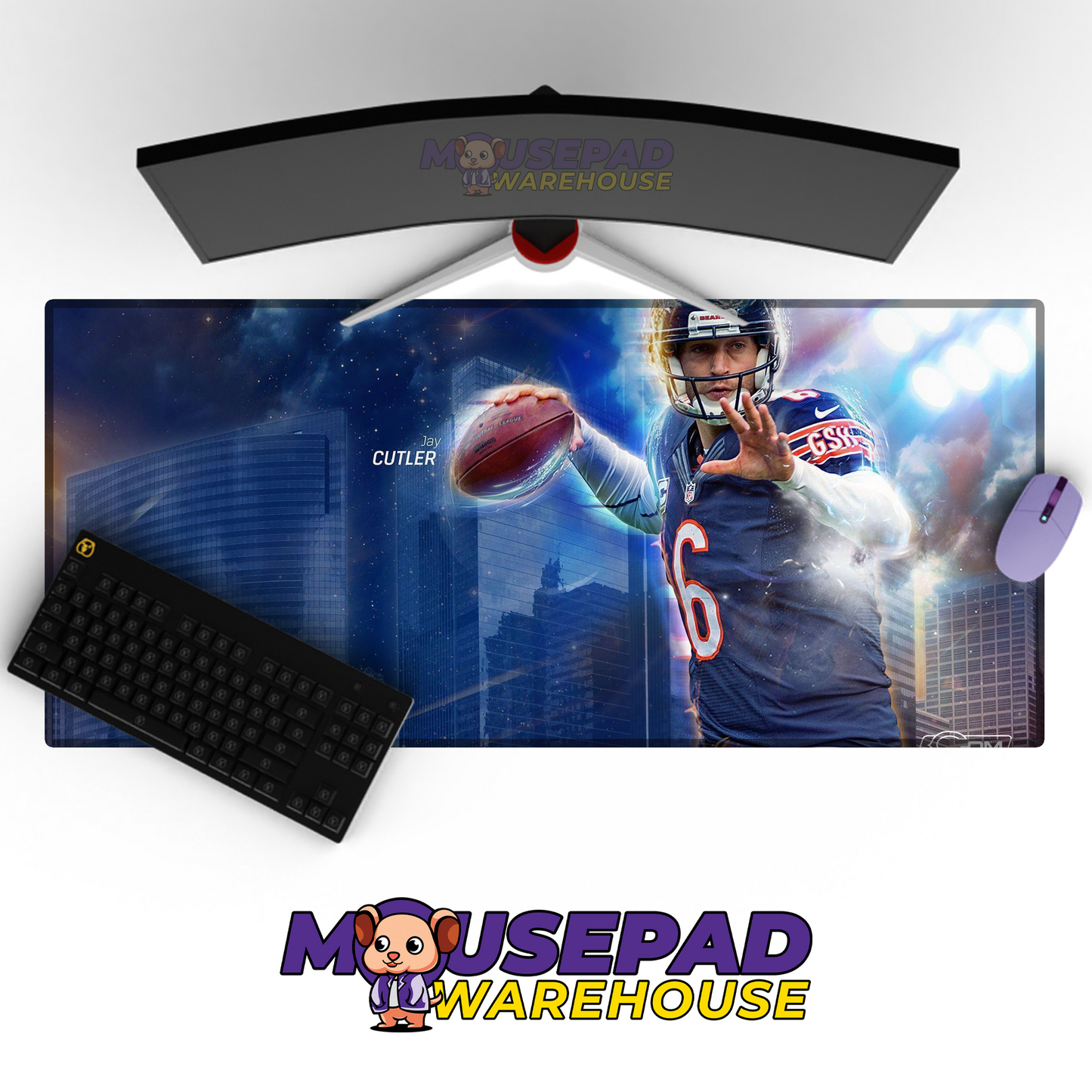 Chicago Bears V5 Mousepad Deskmat Mockup
