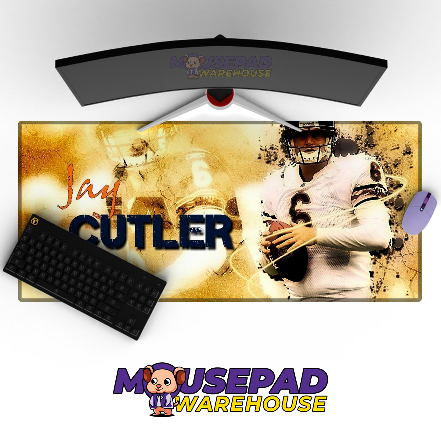 Chicago Bears V6 Mousepad Deskmat Mockup