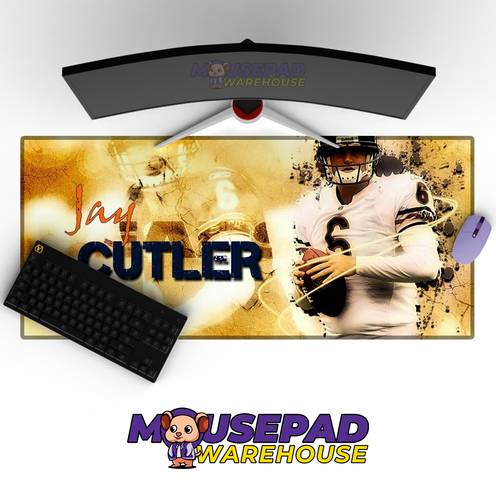 Chicago Bears V6 Mousepad Deskmat Mockup