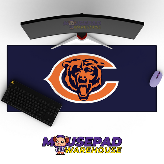 Chicago Bears V7 Mousepad Deskmat Mockup