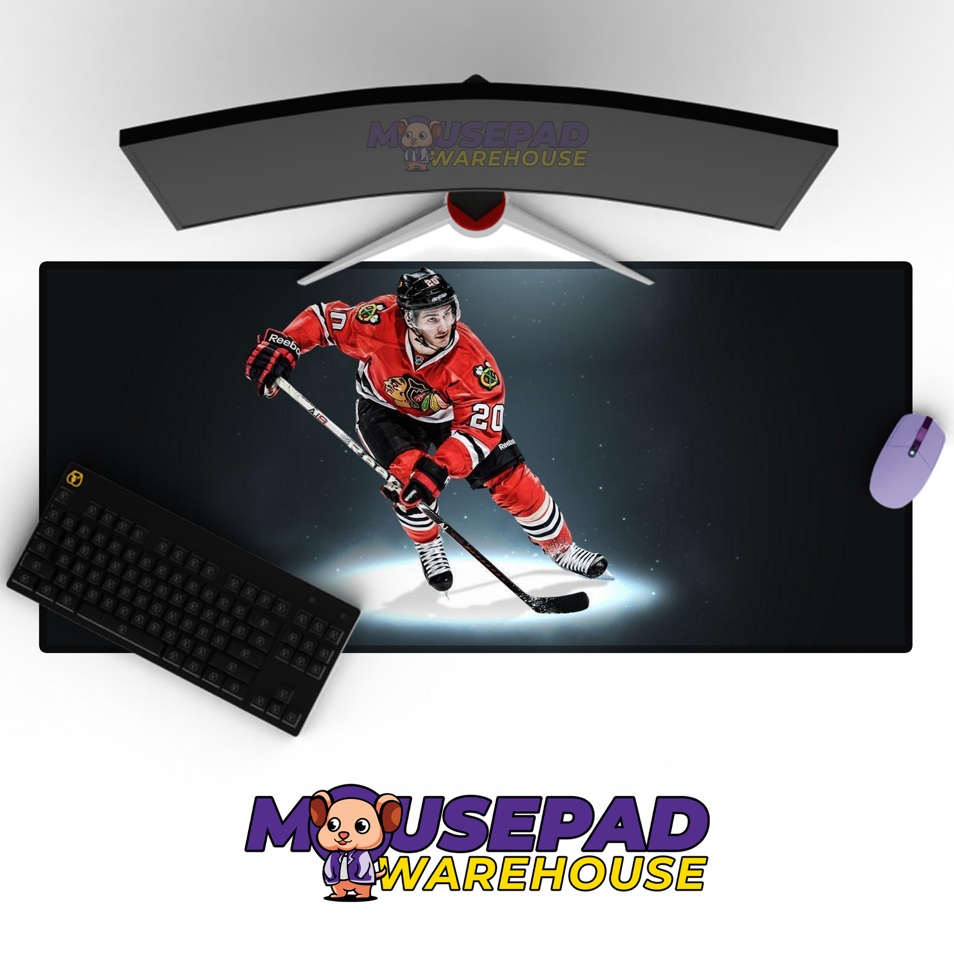 Chicago Blackhawks V12 Mousepad Deskmat Mockup