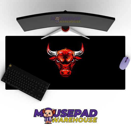Chicago Bulls V16 Mousepad Mockup