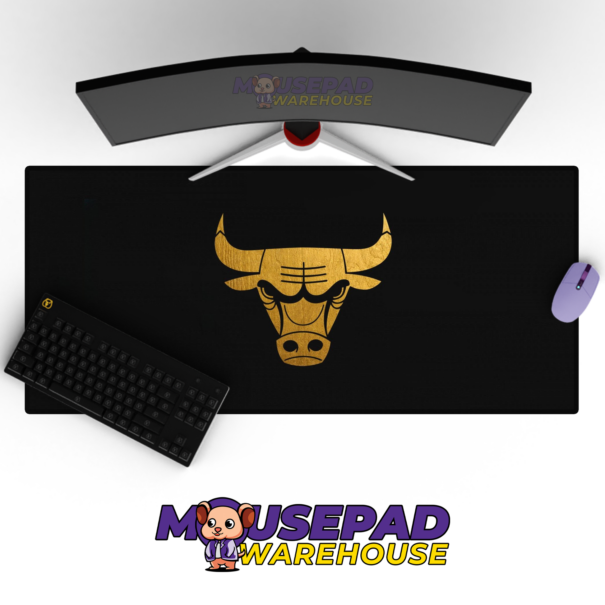 Chicago Bulls V18 Mousepad Mockup