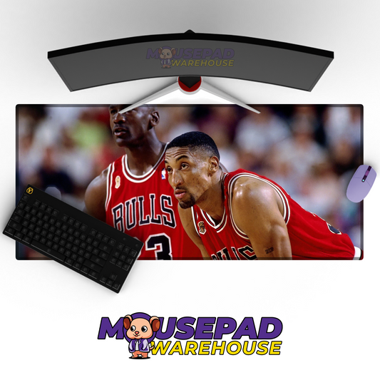 Chicago Bulls V22 Mousepad Mockup