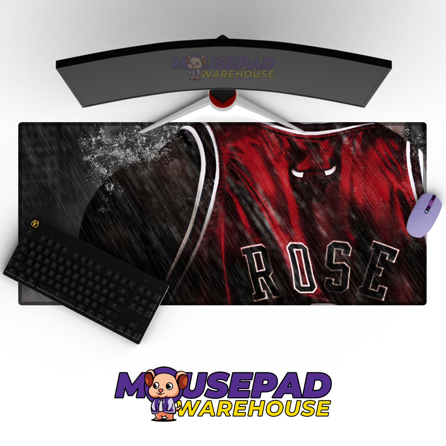 Chicago Bulls V29 Mousepad Mockup