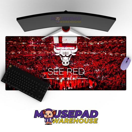 Chicago Bulls V32 Mousepad Mockup