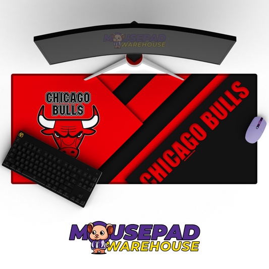 Chicago Bulls V5 Mousepad Mockup