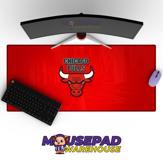 Chicago Bulls V9 Mousepad Mockup