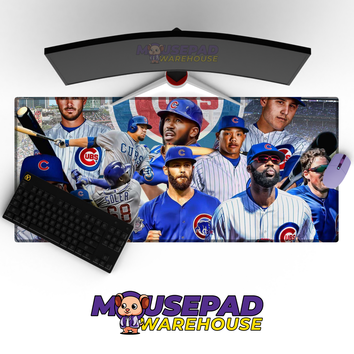 Chicago Cubs V10 Mousepad Mockup