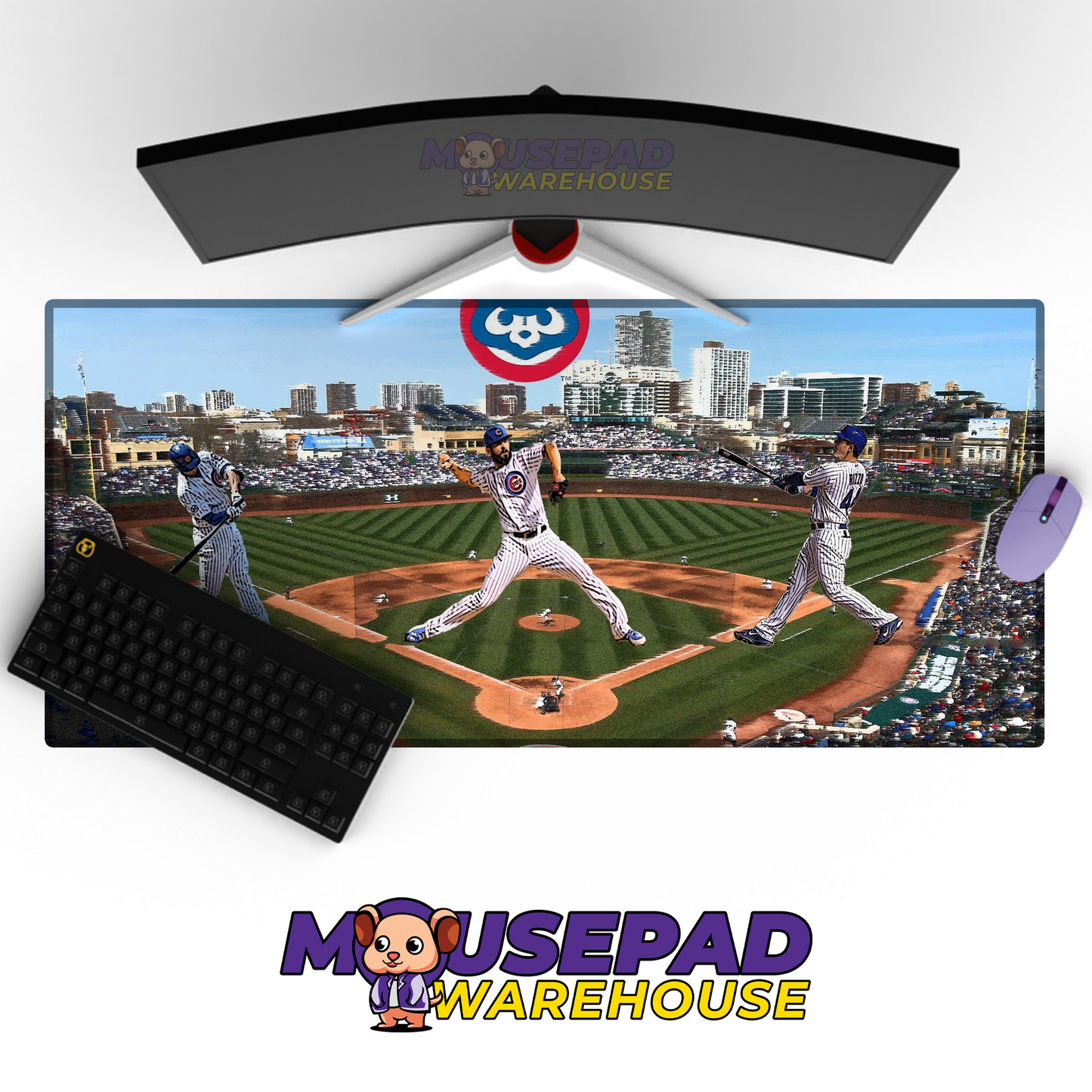 Chicago Cubs V12 Mousepad Mockup