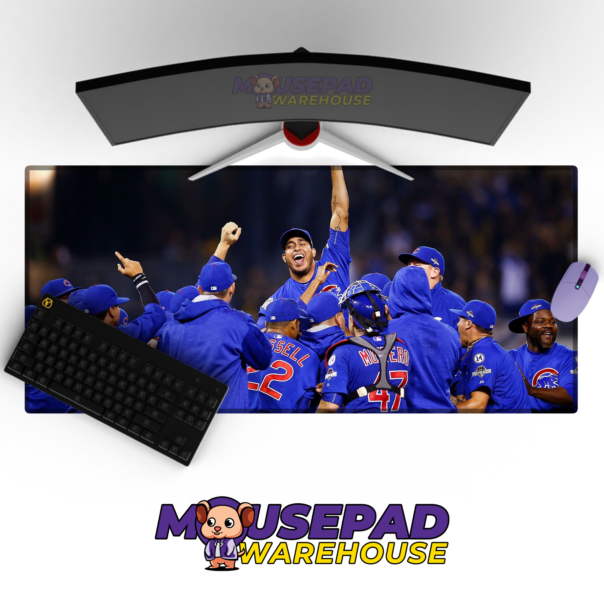 Chicago Cubs V25 Mousepad Mockup