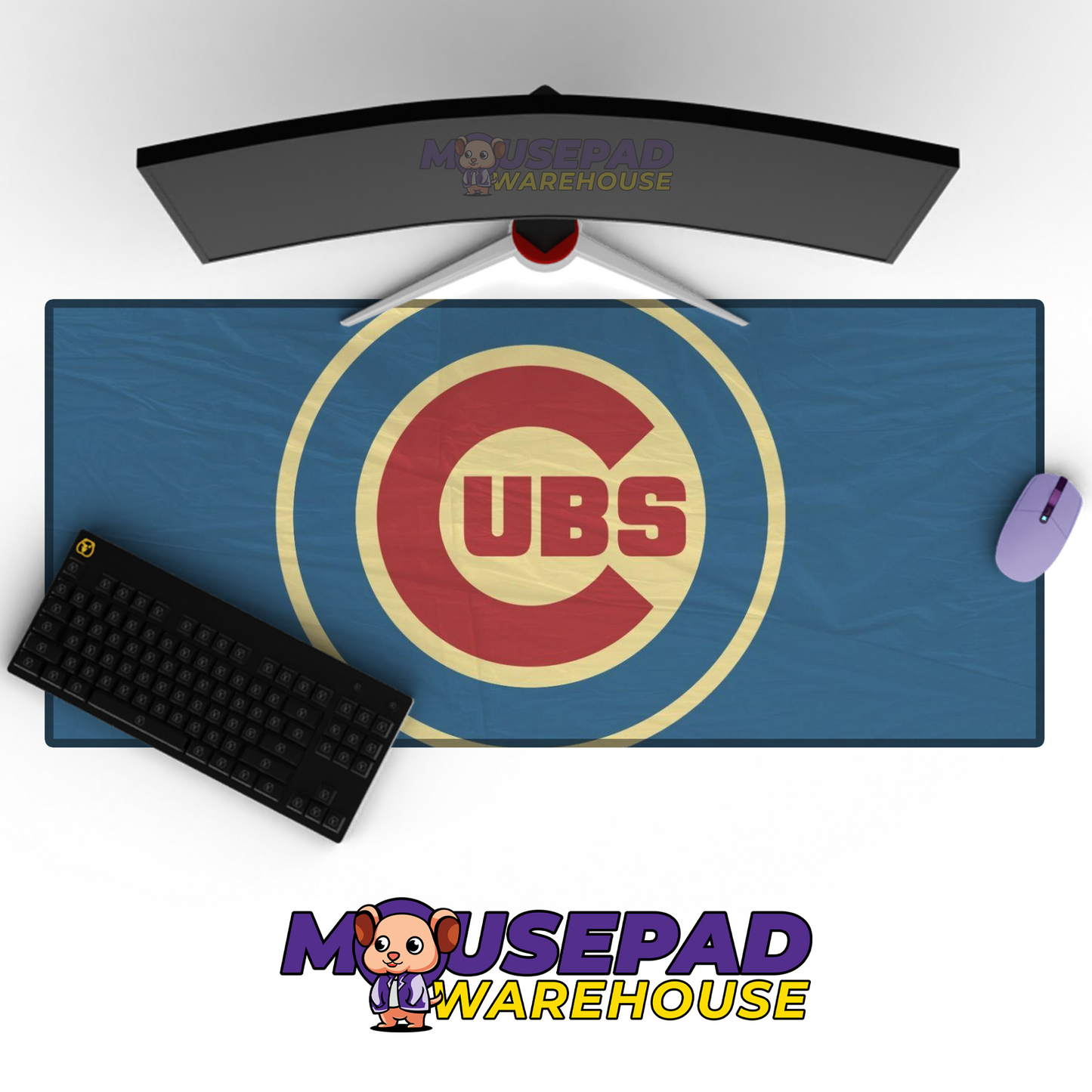 Chicago Cubs V2 Mousepad Mockup