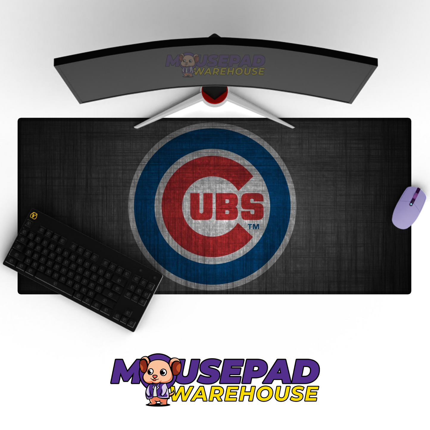 Chicago Cubs V3 Mousepad Mockup
