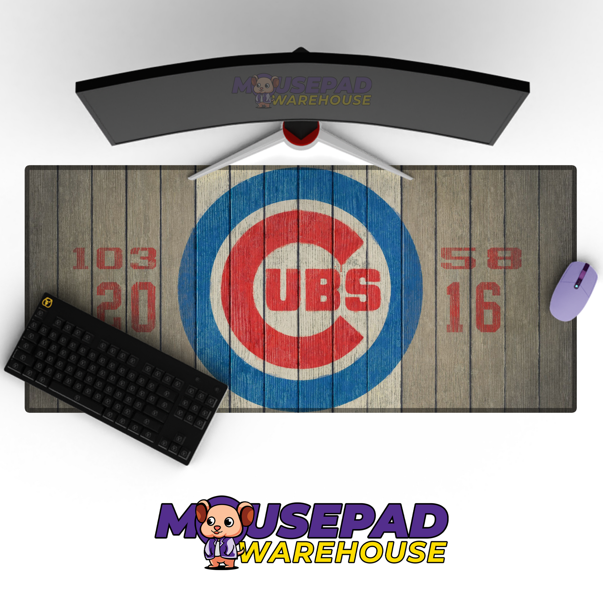 Chicago Cubs V8 Mousepad Mockup