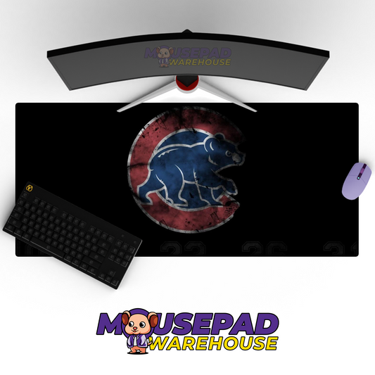 Chicago Cubs V9 Mousepad Mockup
