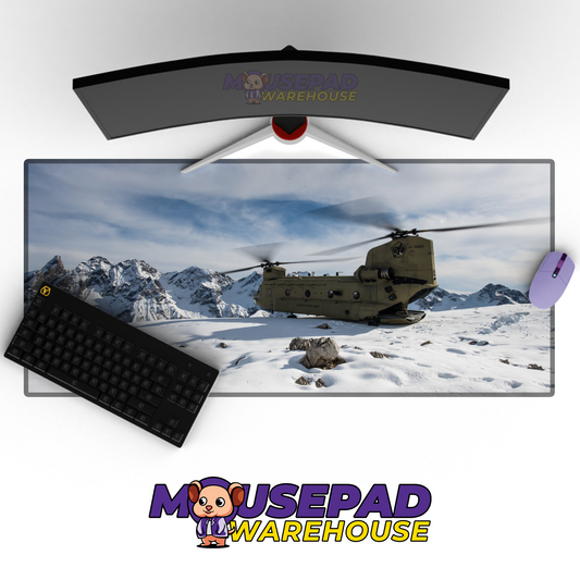 Chinook Helicopter V10 Mousepad Deskmat Mockup