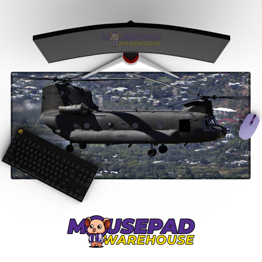 Chinook Helicopter V11 Mousepad Deskmat Mockup