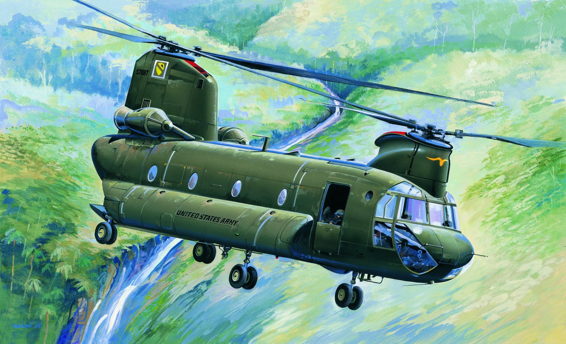 Chinook Helicopter V13 Mousepad Deskmat