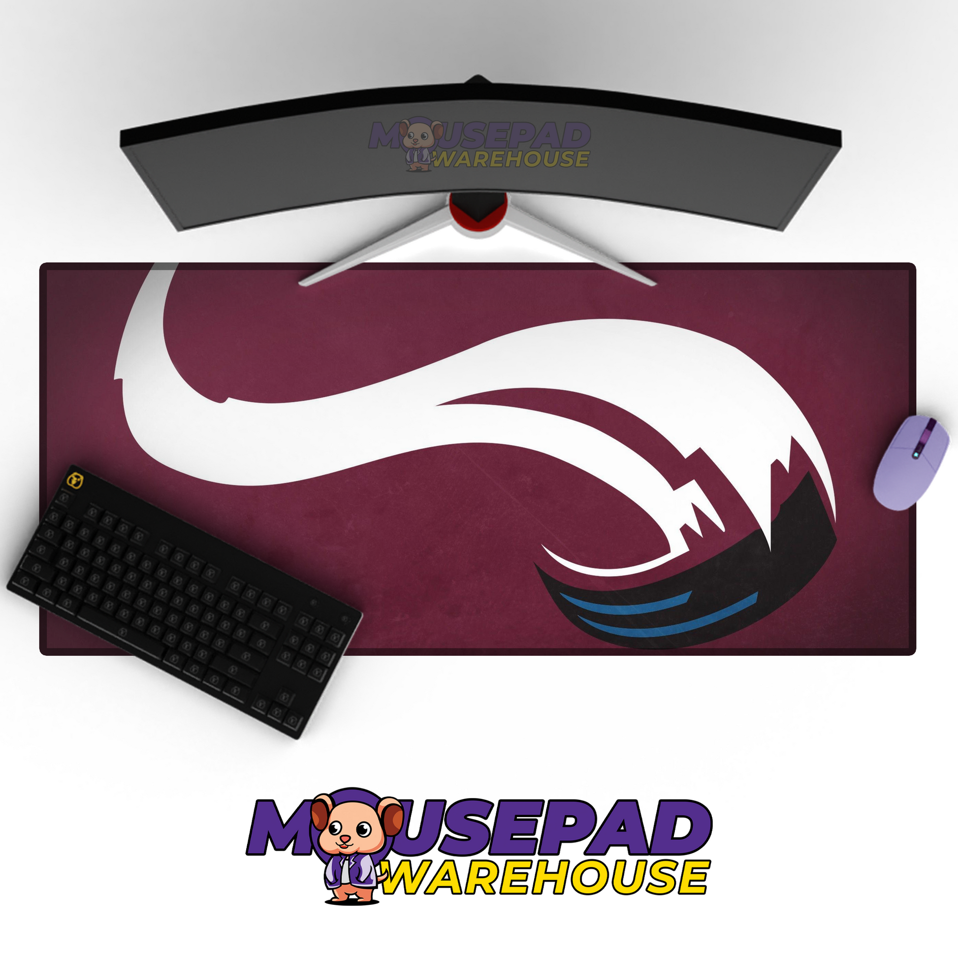 Colorado Avalanche V11 Mousepad Deskmat Mockup