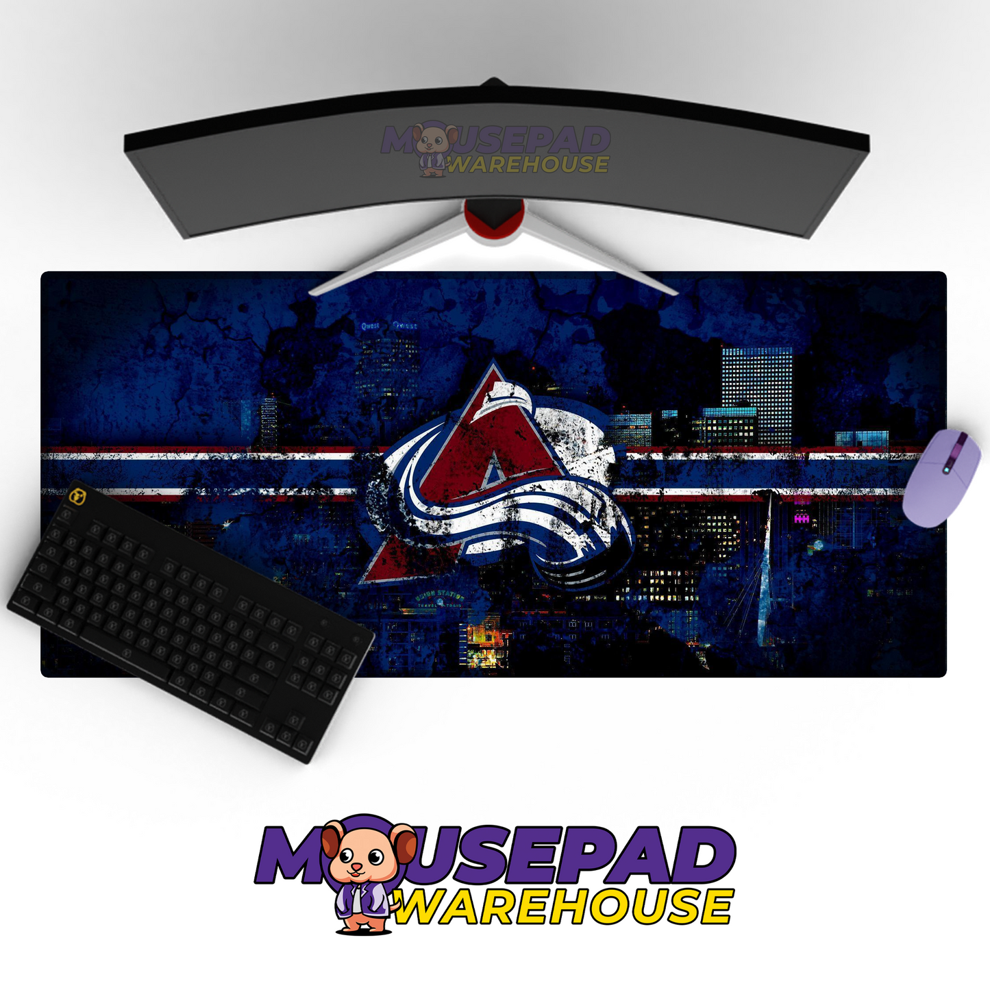 Colorado Avalanche V14 Mousepad Deskmat Mockup