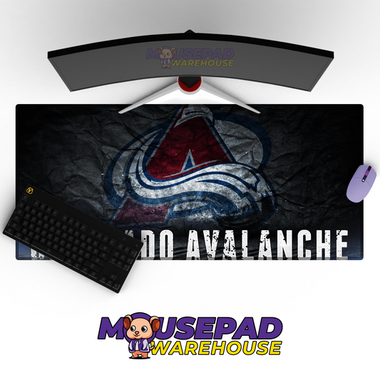 Colorado Avalanche V16 Mousepad Deskmat Mockup