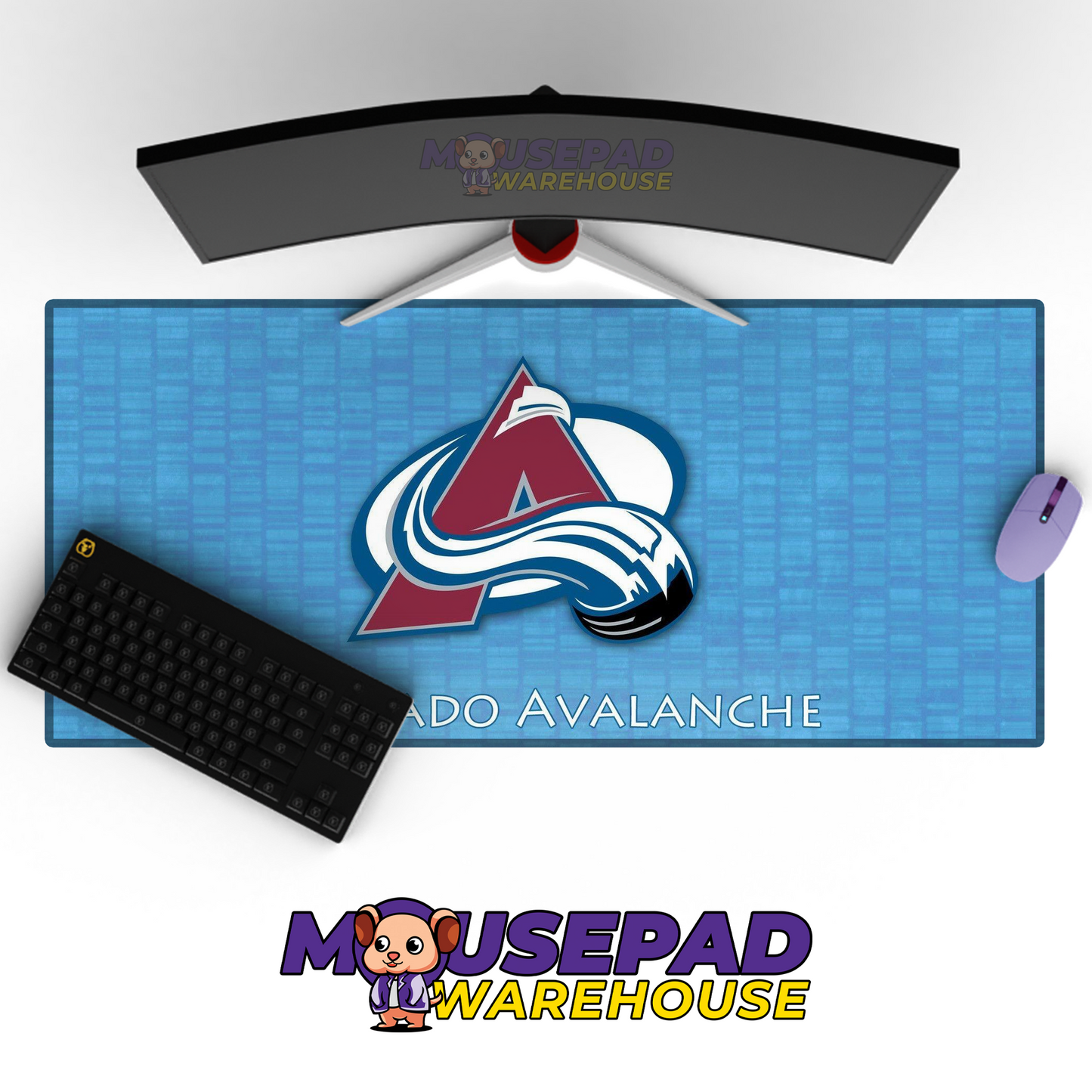 Colorado Avalanche V18 Mousepad Deskmat Mockup