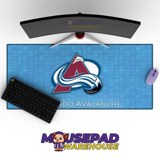 Colorado Avalanche V18 Mousepad Deskmat Mockup