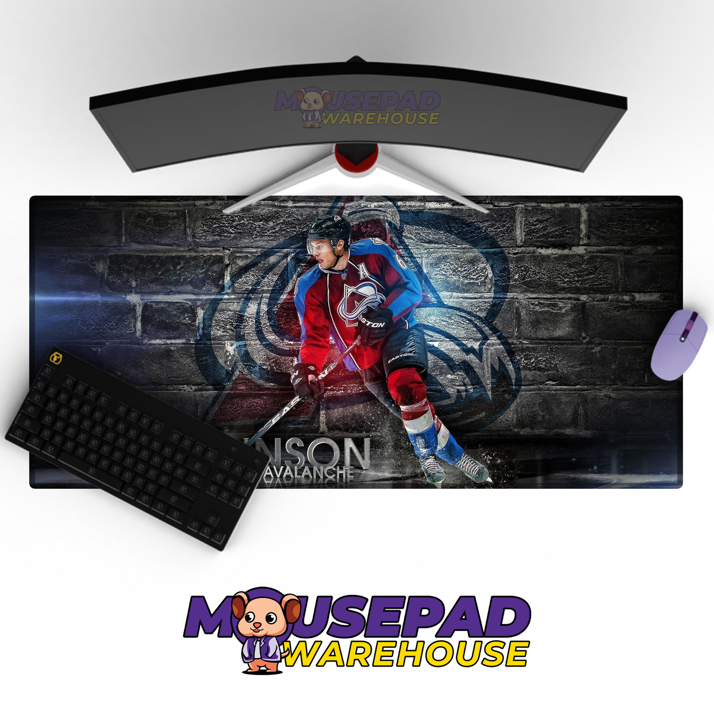 Colorado Avalanche V24 Mousepad Deskmat Mockup