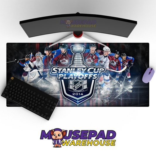 Colorado Avalanche V25 Mousepad Deskmat Mockup
