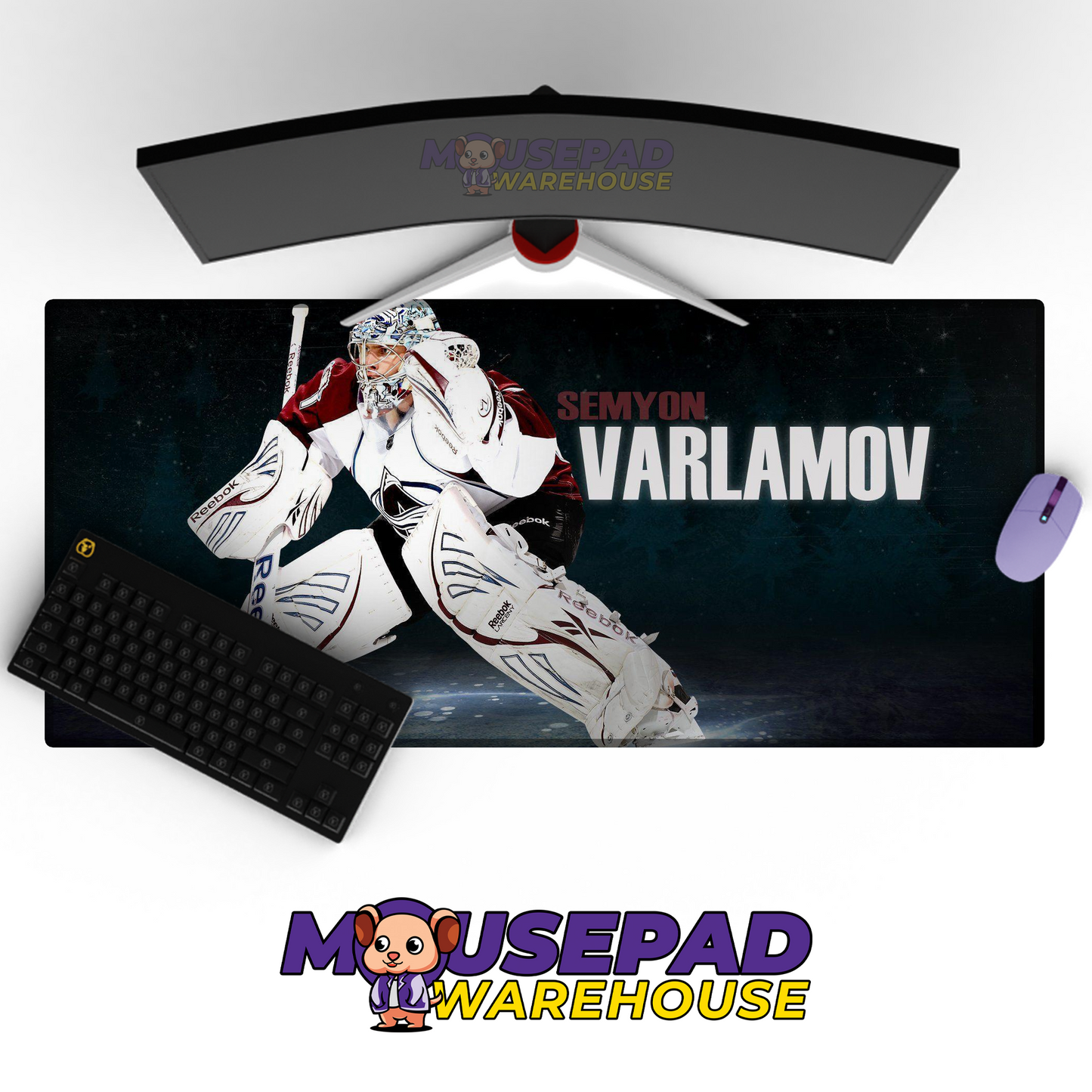 Colorado Avalanche V27 Mousepad Deskmat Mockup