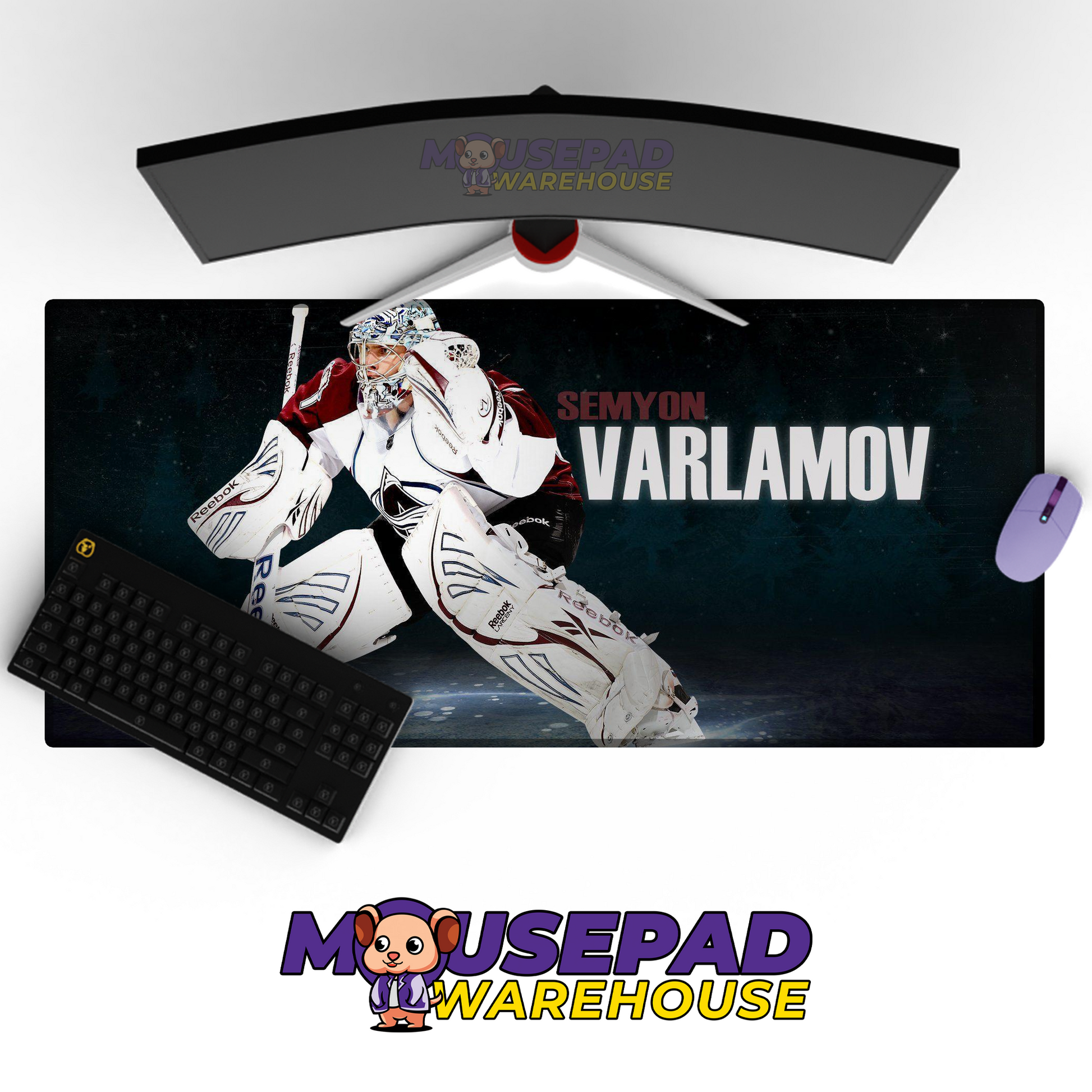 Colorado Avalanche V27 Mousepad Deskmat Mockup